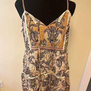 Angie Sun Dress, Pattern, Size Large, Casual Dress